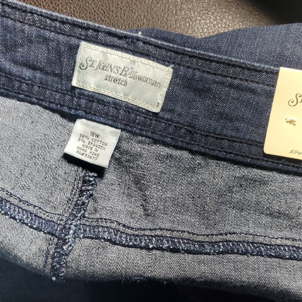 St. John's Bay Women's Stretch Jeans - Dark Blue